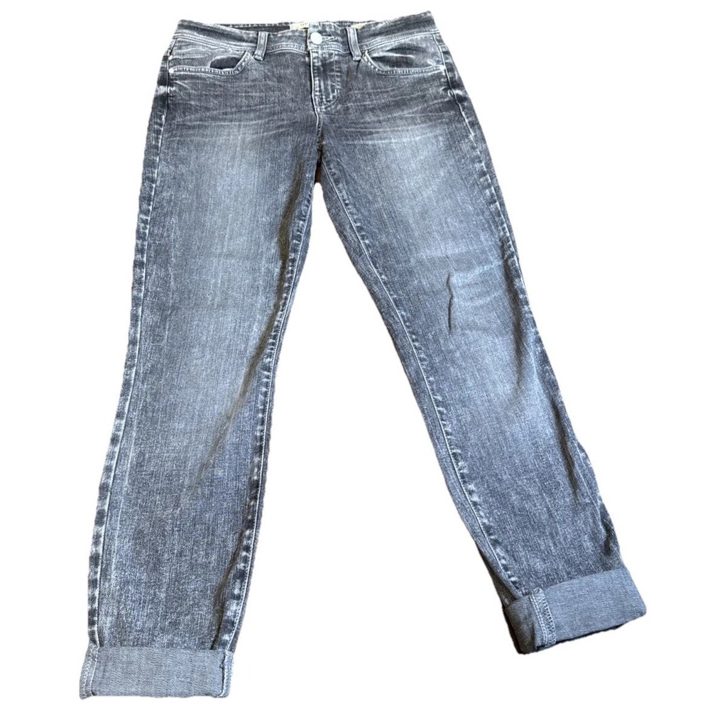 GUESS Los Angeles Low Rise Skinny Jeans Women's Size 29 Gray Acid Wash Stretch